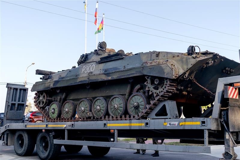 Росгвардия пополнила экспозицию военной техники музейного комплекса в Анапе (видео)
