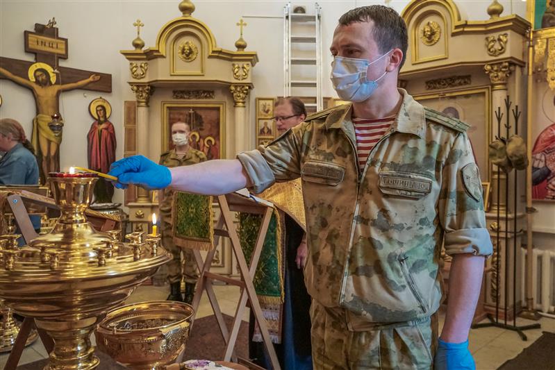 В Центральном округе Росгвардии прошли мероприятия, посвящённые Дню крещения Руси