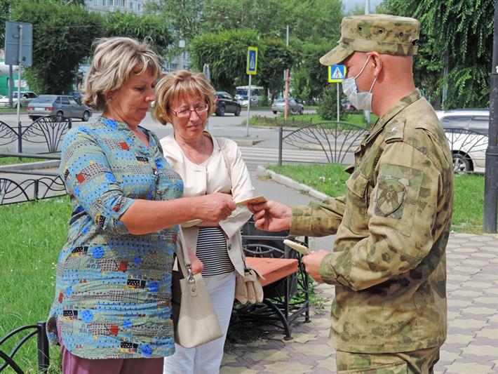 Росгвардия проводит в Хакасии акцию «Улицы Героев»