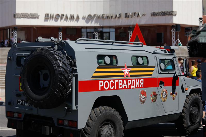 В Белгородской области финишировал бронепробег "Дорога мужества", в котором приняли участие росгвардейцы