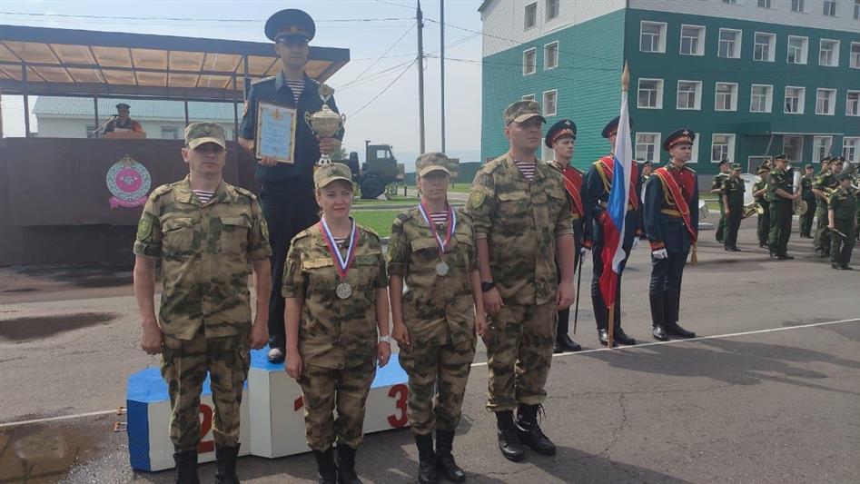Команда Сибирского округа Росгвардии стала лучшей на конкурсе «Армейский запас»