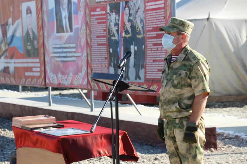 КОМАНДУЮЩИЙ ОГВ(С) ПОЗДРАВИЛ ЛИЧНЫЙ СОСТАВ ОТДЕЛЬНОГО ОТРЯДА СПЕЦНАЗНАЧЕНИЯ РАДИОЭЛЕКТРОННОЙ РАЗВЕДКИ СЕВЕРО-КАВКАЗСКОГО ОКРУГА РОСГВАРДИИ С 15-ЛЕТИЕМ ВОИНСКОЙ ЧАСТИ