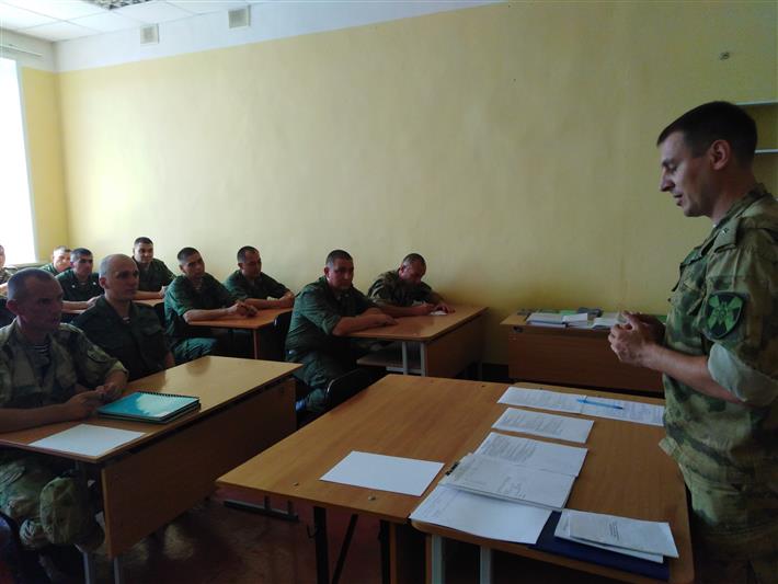 В омском центре подготовки личного состава Сибирского округа Росгвардии состоялся очередной набор курсантов