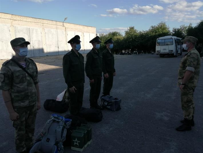 Более 60 белгородских призывников отправились на военную службу в Росгвардию  