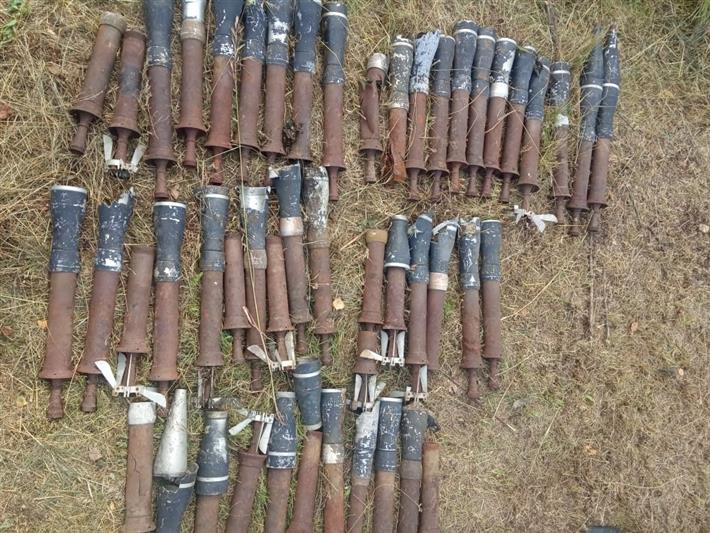 В Рязанской области сотрудники ОМОН обследовали боеприпасы
