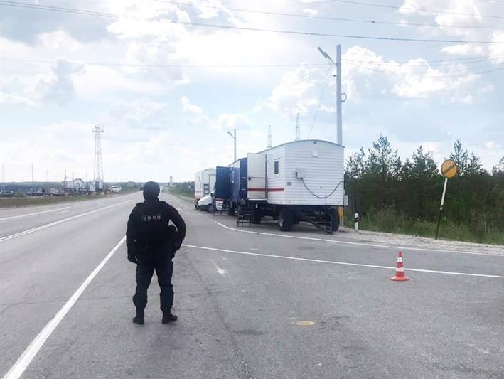 В Югре бойцы ОМОН Росгвардии приняли участие в оперативно-профилактическом рейде 