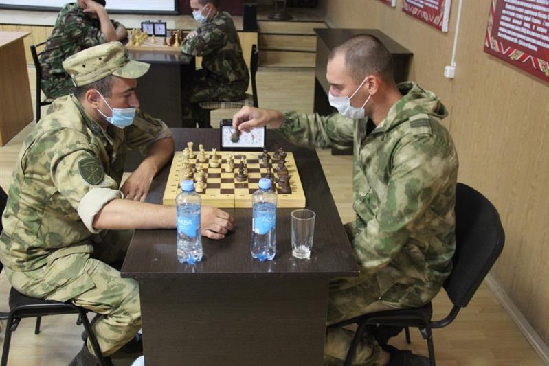 В Чеченской Республике состоялся шахматный турнир среди военнослужащих и сотрудников Росгвардии 