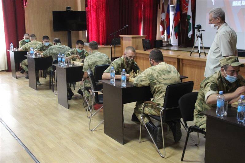В Чеченской Республике состоялся шахматный турнир среди военнослужащих и сотрудников Росгвардии 
