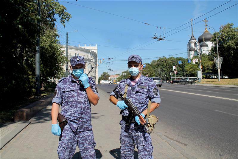 В Воронежской области сотрудники Росгвардии задержали нетрезвого нарушителя ПДД