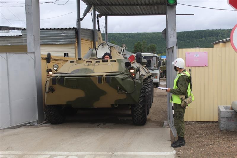 Военнослужащие Росгвардии провели тренировку по обеспечению охраны важного государственного объекта