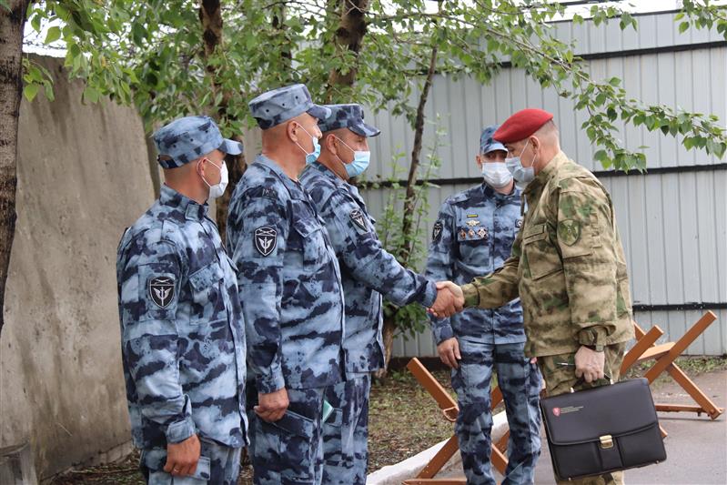 Командующий Восточным округом Росгвардии  проинспектировал управление ведомства в Забайкалье