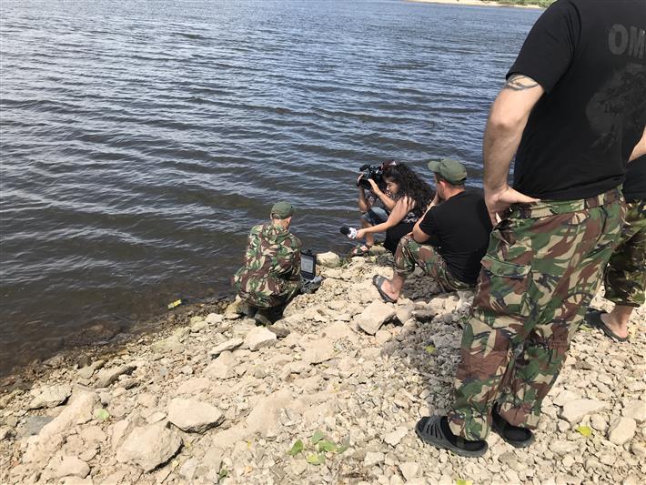 Водолазы-росгвардейцы из Волгограда познакомили съёмочную группу регионального канала со спецификой службы (видео)