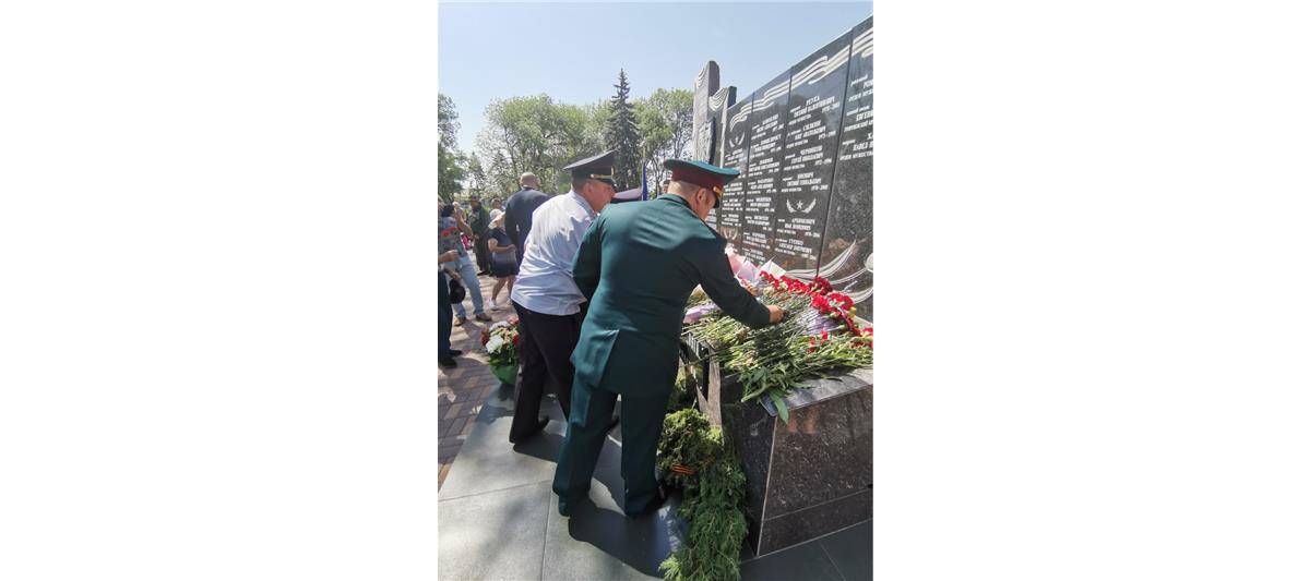 Представители Росгвардии приняли участие в открытии мемориала ветеранам боевых действий на Ставрополье