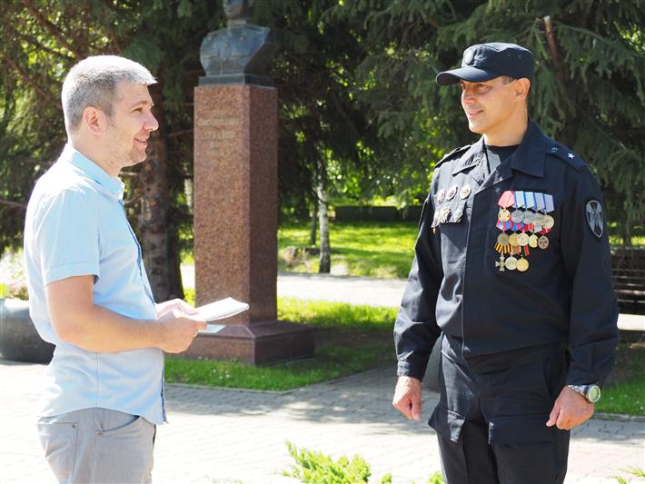 Ветераны СОБР стали героями сюжета ГТРК «Белгород» (видео)