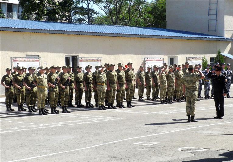 В Крыму военнослужащие Росгвардии  присягнули на верность Отечеству