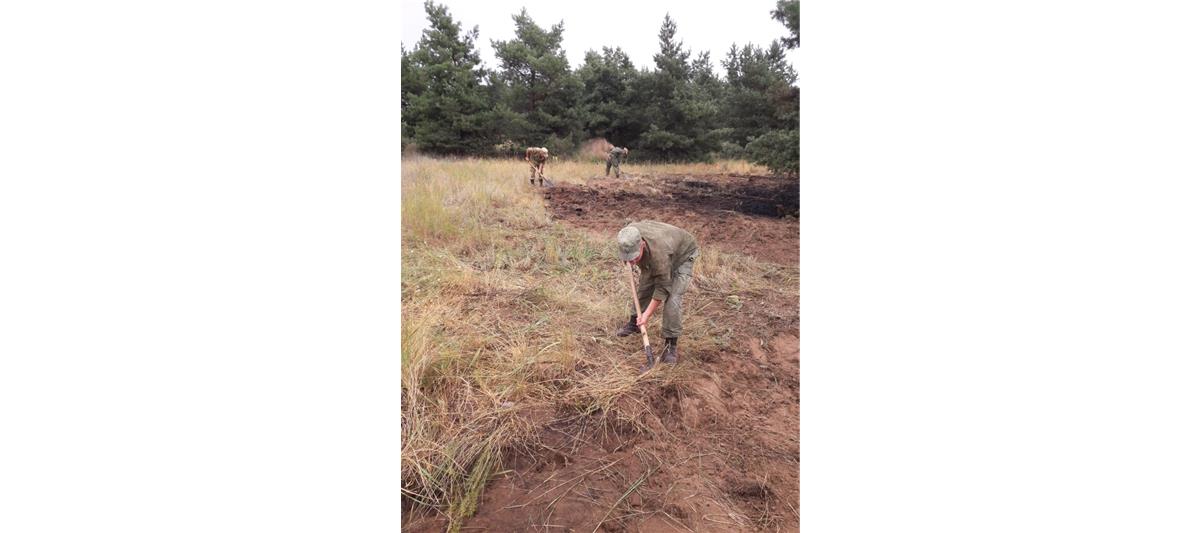Военнослужащие Росгвардии приняли участие в ликвидации пожаров в одном из районов Волгоградской области