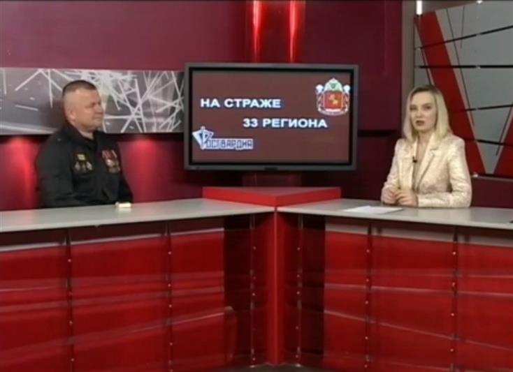 Ветеран владимирского СОБР принял участие информационной передачи телеканала «Вариант» (видео)