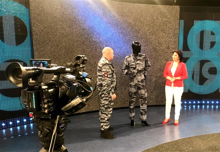 История создания волгоградского ОМОН Росгвардии стала темой программы регионального телевидения