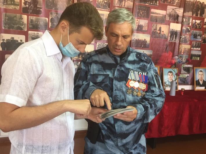 «Есть такая профессия - Родину защищать!». Иркутские журналисты встретились с ветеранами боевых действий из Росгвардии