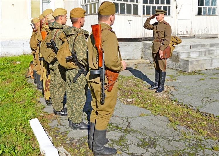 В Снежинске военнослужащие Росгвардии провели военно-исторический квест