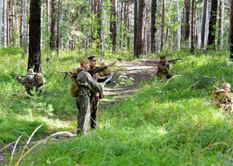 В Снежинске военнослужащие Росгвардии провели военно-исторический квест