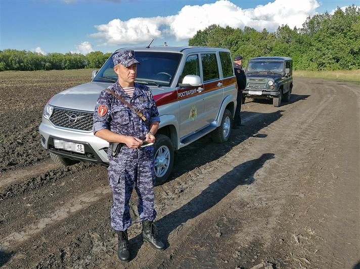 В Мордовии росгвардейцы и охотники побывали «под прицелом» телекамер (видео)