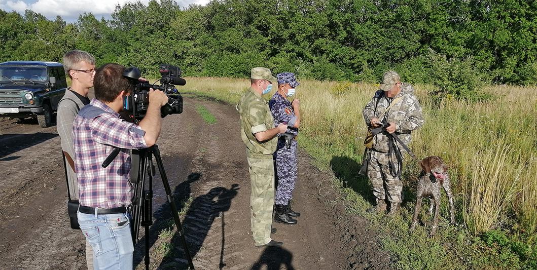 В Мордовии росгвардейцы и охотники побывали «под прицелом» телекамер (видео)