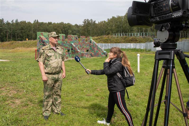Нижегородские журналисты посетили учения подразделений РХБЗ Росгвардии (фото)