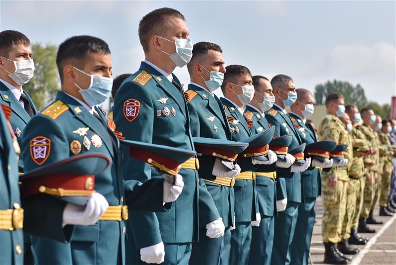В омской воинской части Росгвардии открыт мемориал погибшим защитникам Отечества 