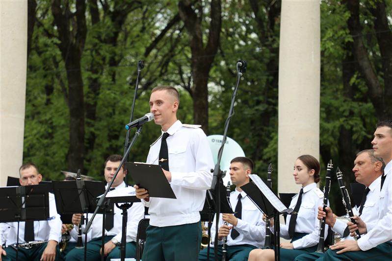 Оркестр Росгвардии выступил на Дне города в Ессентуках
