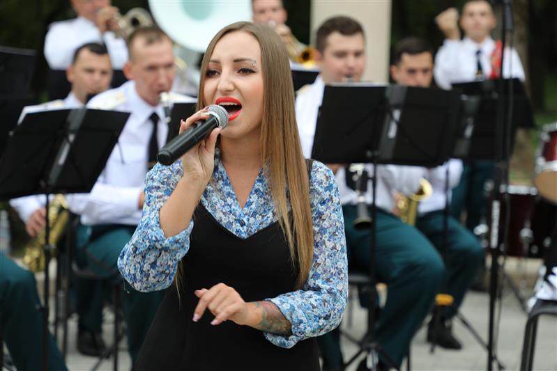 Оркестр Росгвардии выступил на Дне города в Ессентуках