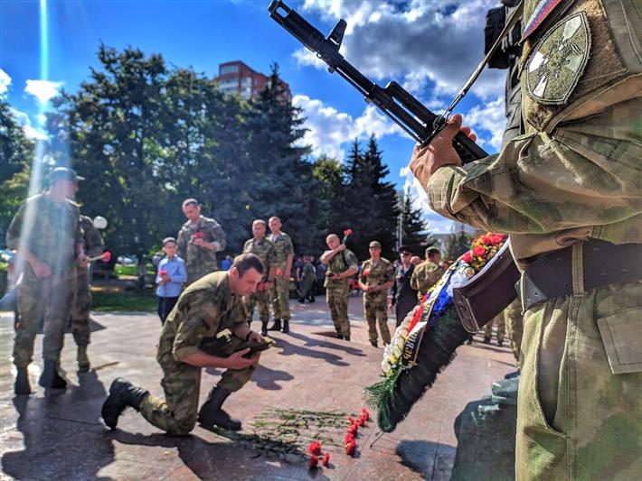 В Пензе ветераны и действующие военнослужащие спецназа Росгвардии почтили память погибших товарищей