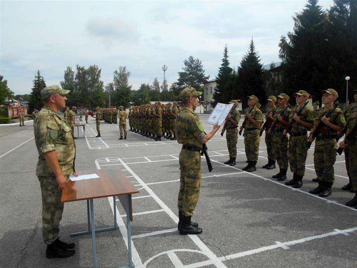 Новобранцы богородской бригады Приволжского округа Росгвардии присягнули на верность Отечеству