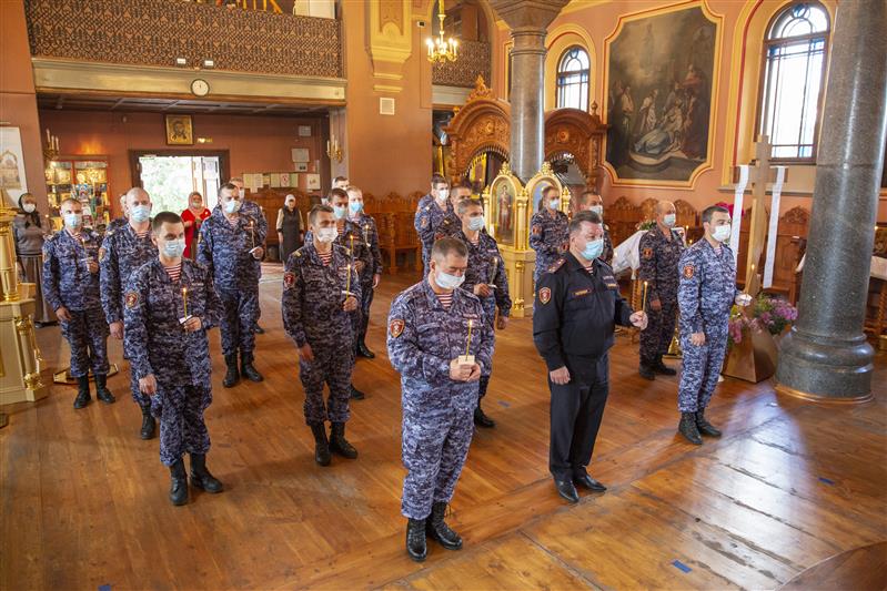 Сотрудники волховского отдела вневедомственной охраны почтили память погибшего коллеги