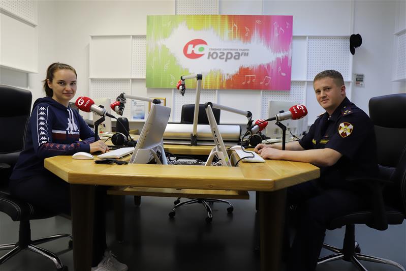 На главном радио Югры стартует цикл  программ с участием сотрудников  Росгвардии