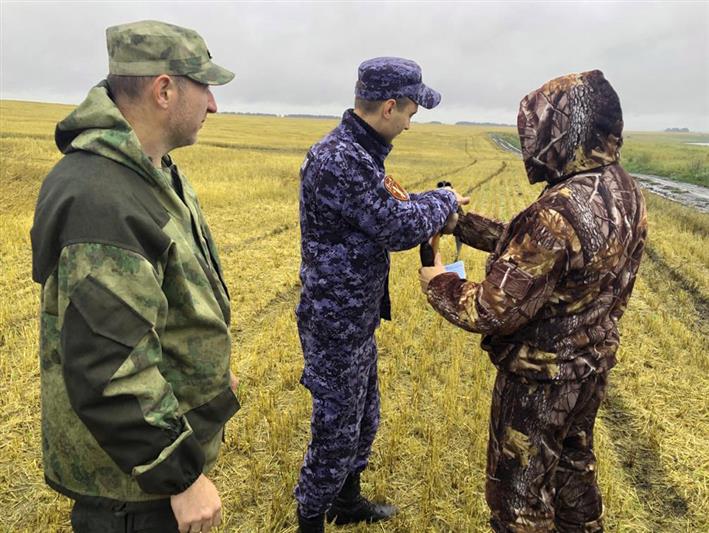 Росгвардия проводит в Мордовии мероприятия по проверке соблюдения гражданами правил охоты 