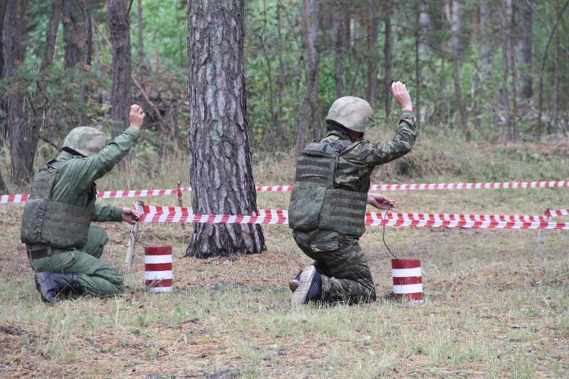 В Тюмени проходят сборы взрывотехников и сапёров Росгвардии
