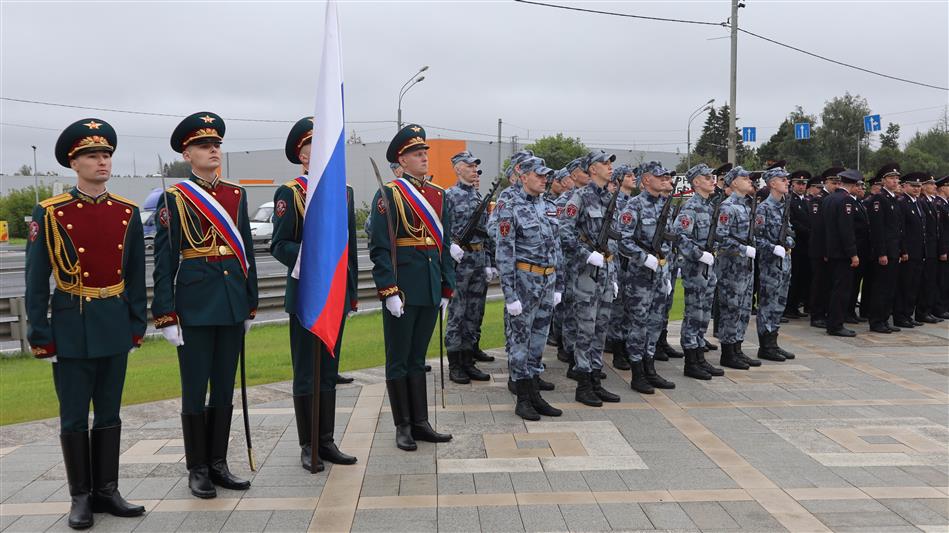 В Подмосковье открыли памятник стражам правопорядка, погибшим в годы войны