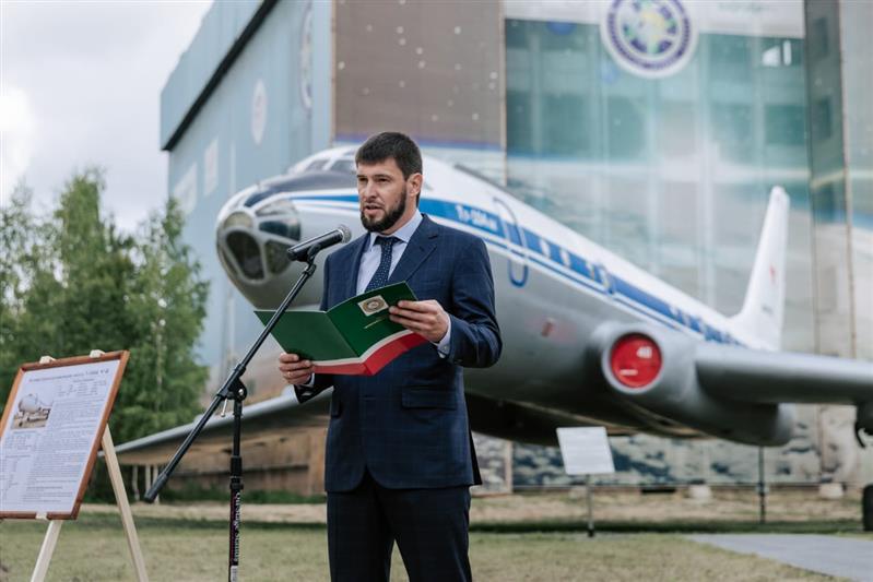 Заместитель начальника Управления Росгвардии по Чеченской Республике принял участие в открытии мемориального комплекса ТУ - 104АК