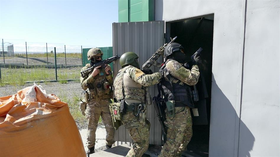 Спецназ Росгвардии принял участие в учениях Национального антитеррористического комитета в Тыве