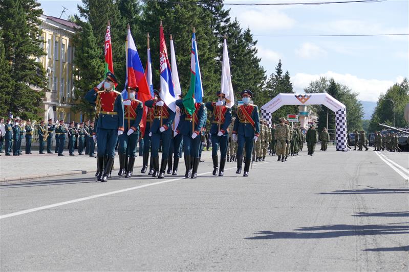 Росгвардейцы обеспечили правопорядок во время открытия «Военного ралли» и «Конного марафона» в Туве
