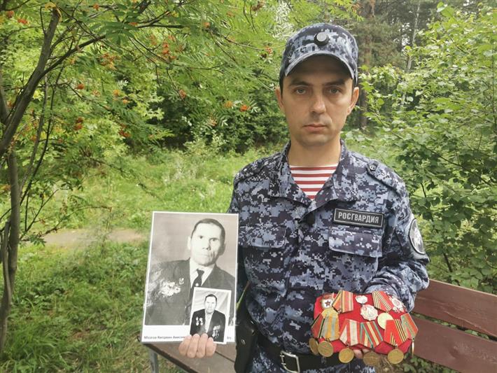 Сотрудник Росгвардии из Иркутска рассказал о боевом пути своего прадеда в годы Великой Отечественной войны