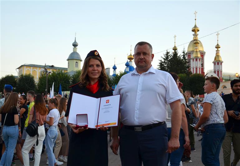 Военнослужащая Росгвардии из Тамбова награждена медалью от имени Президента России