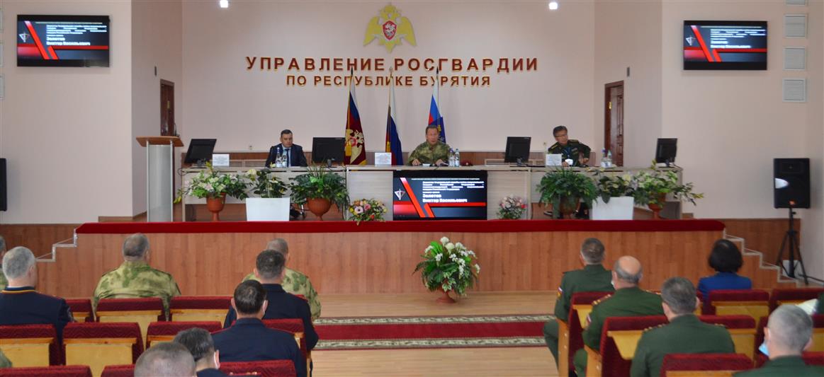 Директор Росгвардии генерал армии Виктор Золотов  находится с рабочим визитом в Республике Бурятия