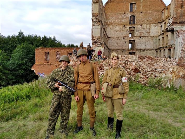 Военнослужащие снежинского полка Росгвардии приняли участие в сьёмках военно-исторического фильма