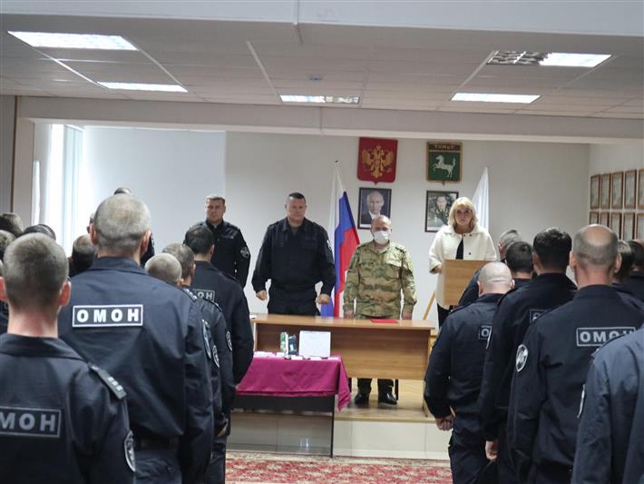 Бойцы томского ОМОН Росгвардии отметили 28-летие со дня сформирования отряда