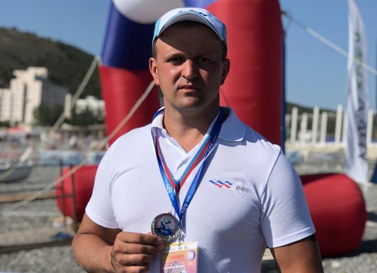 Росгвардеец из Тамбова стал призёром чемпионата России по плаванию на открытой воде