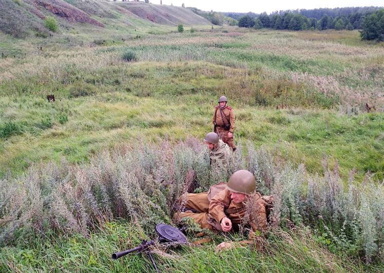 Военнослужащие снежинского полка Росгвардии приняли участие в сьёмках военно-исторического фильма