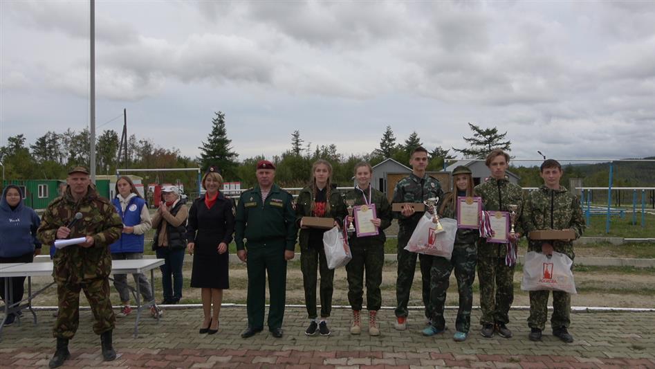 На Сахалине росгвардейцы организовали военно-спортивные соревнования для школьников