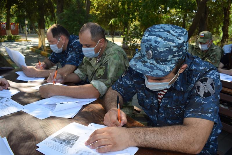 На Северном Кавказе Росгвардия поддержала всероссийскую акцию «Диктант Победы»